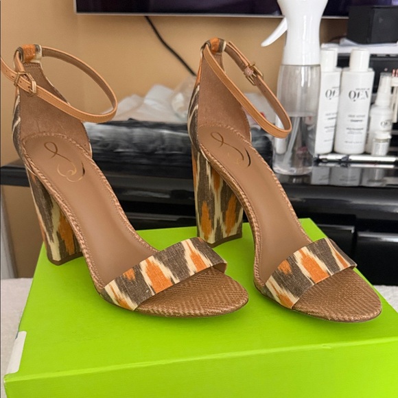 Sam Edelman Multicolor Block Heel Sandals - Picture 6 of 6